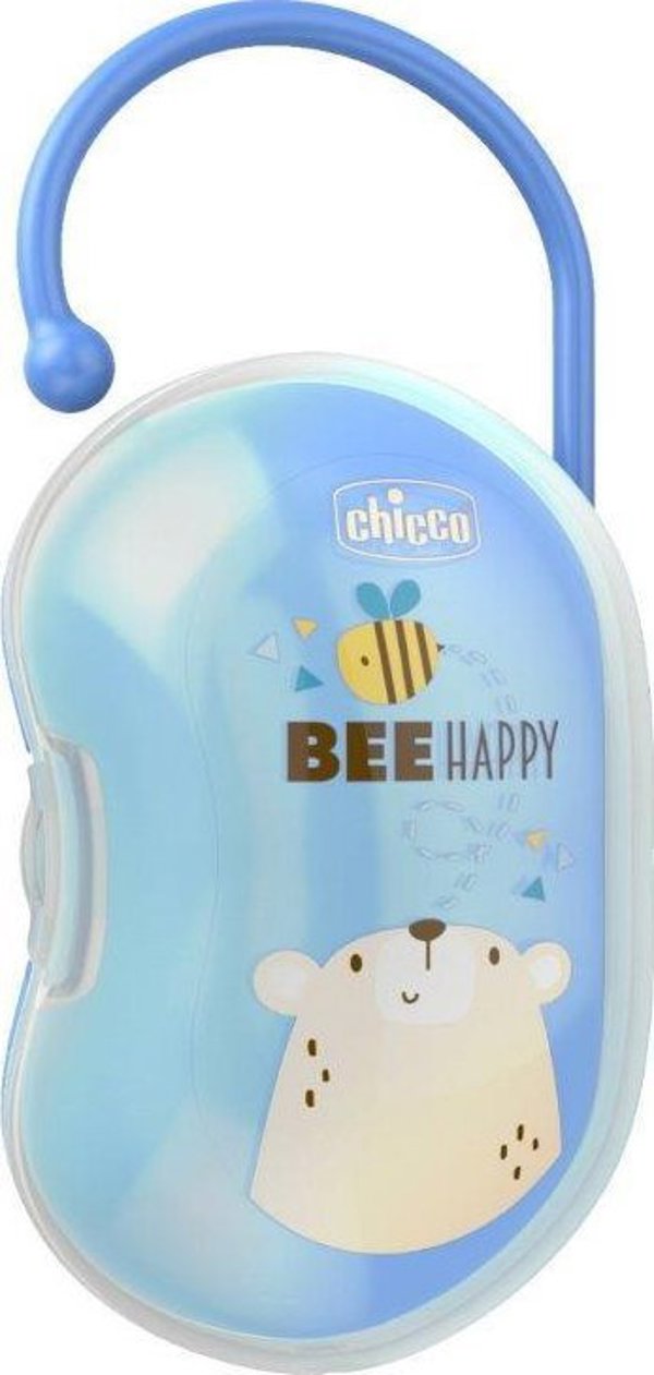 Chicco Θήκη Πιπίλας Διπλή 129645 Μπλε