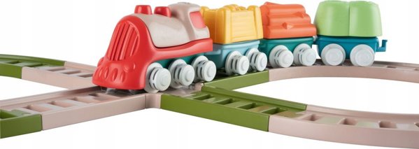 Chicco Χαρούμενο Τρένο Eco, Εκπαιδευτικό Παιχνίδι Δραστηριοτήτων για Παιδιά από 18 Μηνών