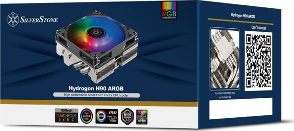SilverStone Hydrogon H90 ARGB Ψύκτρα Επεξεργαστή CPU με PWM Ανεμιστήρα & RGB Φωτισμό (SST-HYH90-ARGB)