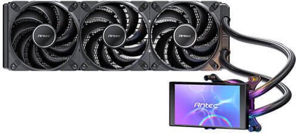 Antec Vortex View 360 Υδρόψυξη Επεξεργαστή ARGB με Οθόνη IPS 5" Black
