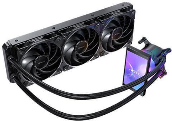 Antec Vortex View 360 Υδρόψυξη Επεξεργαστή ARGB με Οθόνη IPS 5" Black