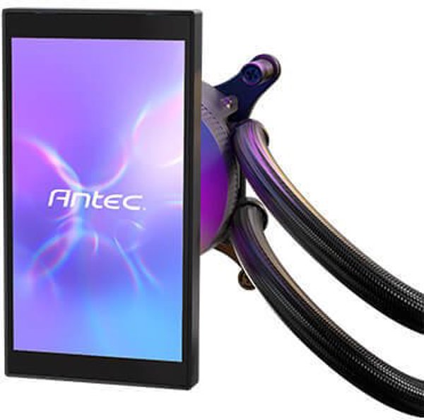 Antec Vortex View 360 Υδρόψυξη Επεξεργαστή ARGB με Οθόνη IPS 5" Black
