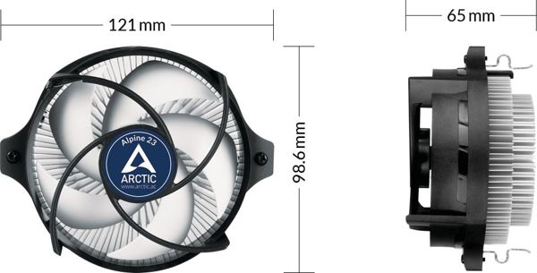 Arctic Alpine 23 Ψύκτρα Επεξεργαστή CPU - ACALP00035A