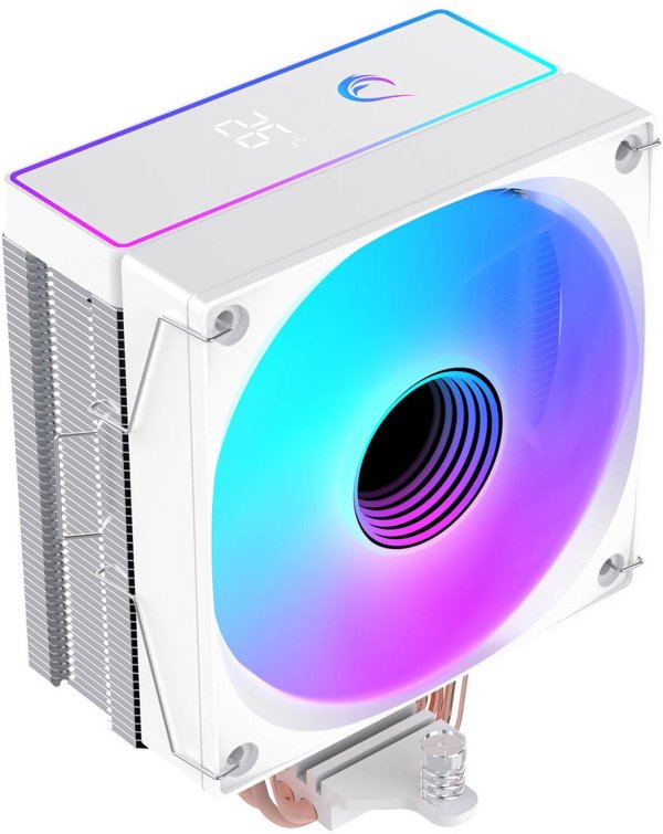 Rampage Ψύκτρα CPU Octagon B70, Αερόψυξη Επεξεργαστή, Λευκό (OCTAGONB70-WHITE)