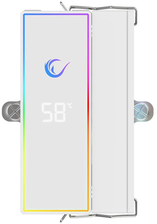 Rampage Ψύκτρα CPU Octagon B70, Αερόψυξη Επεξεργαστή, Λευκό (OCTAGONB70-WHITE)