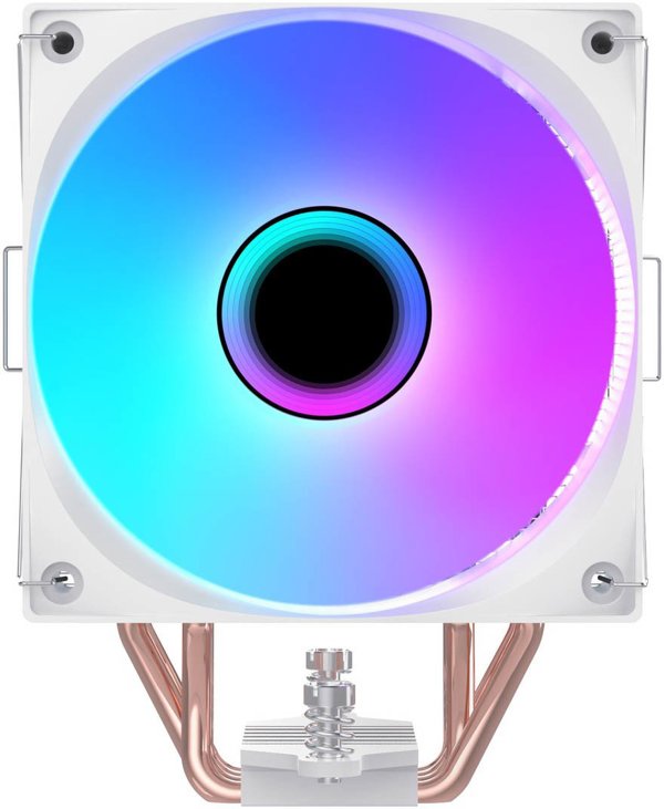 Rampage Ψύκτρα CPU Octagon B70, Αερόψυξη Επεξεργαστή, Λευκό (OCTAGONB70-WHITE)