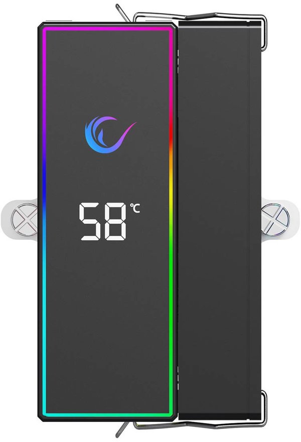 Ψύξη CPU Rampage Octagon B70, Αερόψυκτρα Επεξεργαστή, Μαύρο