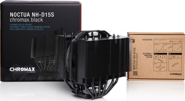 Noctua NH-D15S Chromax.Black Ψύκτρα CPU Dual Tower με Ανεμιστήρα NF-A15 PWM, Μαύρη