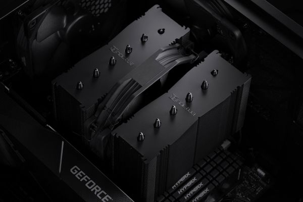 Noctua NH-D15S Chromax.Black Ψύκτρα CPU Dual Tower με Ανεμιστήρα NF-A15 PWM, Μαύρη