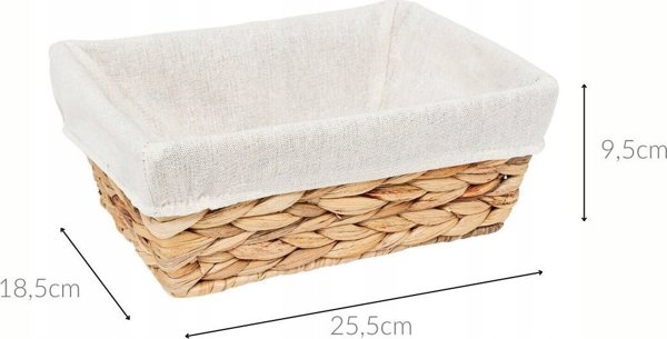 Καλάθι Ψωμιού 5five Harmony Υφασμάτινο 26x26x10εκ.