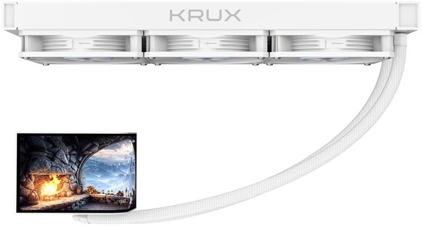 Krux HydroArc 360 Υδρόψυξη Επεξεργαστή, 360mm, White (KRXE011)