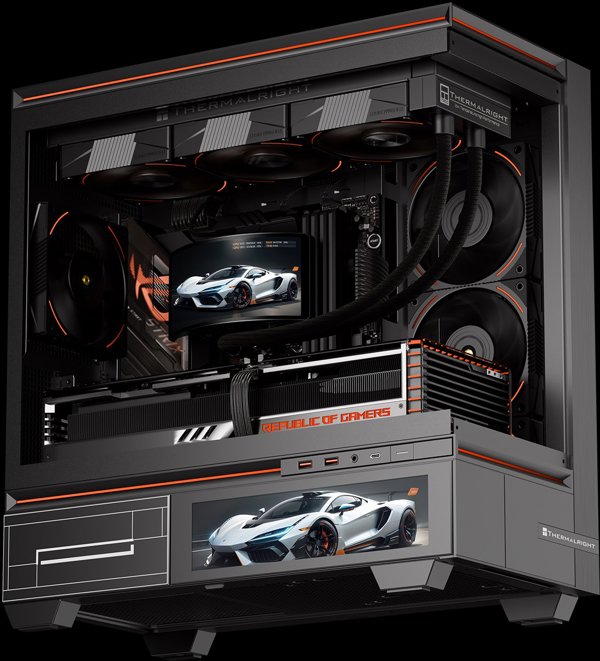Thermalright Rainbow Vision 360 Turbo ARGB Black Ψύξη με Νερό