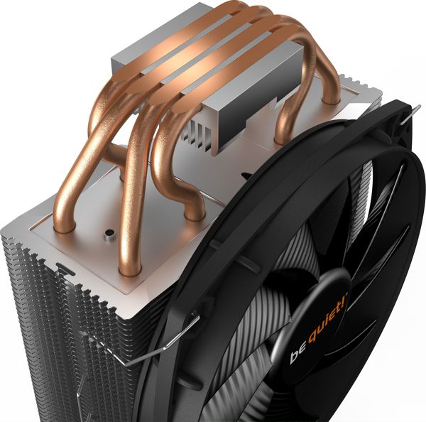 Ψύκτρα CPU be quiet! Shadow Rock Slim 2, 160W TDP, Αερόψυξη Επεξεργαστή, Αλουμίνιο, Μαύρο/Ασημί