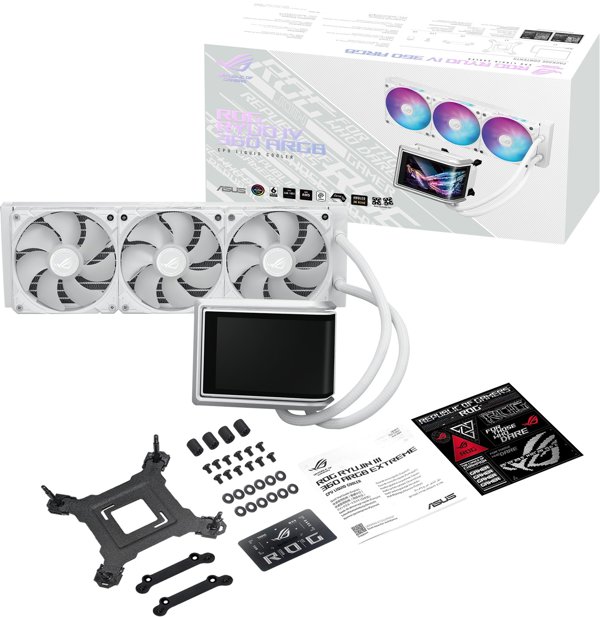 Ψύκτρα ASUS ROG RYUO IV 360 ARGB Λευκή