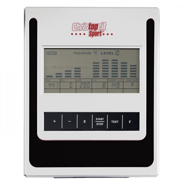 CHRISTOPEIT SPORT velotrenazieris AL2 ergo silver  TouchScreen  9kg/ 150kg