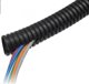 Chránička na kabel (husí krk) 18,5mm s podélným řezem, balení 100m