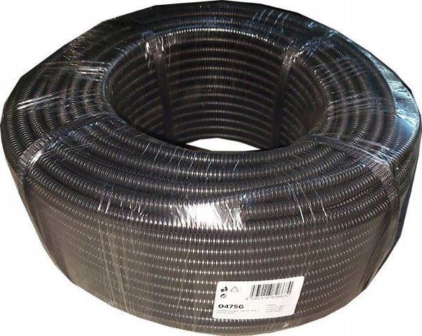 Chránička na kabel (husí krk) 10mm s podélným řezem, balení 100m