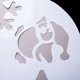 Χριστουγεννιάτικο Στολίδι – Διακοσμητικό Στένσιλ Τεχνητού Χιονιού 30cm, 6 Σχέδια