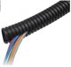 Chránička na kabel (husí krk) 25mm s podélným řezem, balení 100m