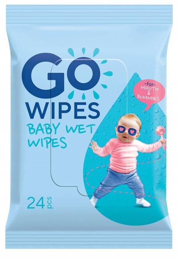 Ενυδατικά μαντηλάκια για νεογέννητα GOWIPES, 24 τεμ.