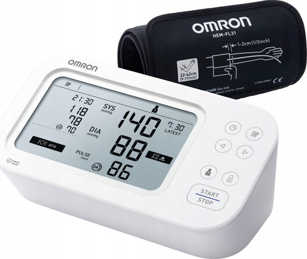 Omron M6 Comfort AFIB Πιεσόμετρο Μπράτσου με Τεχνολογία AFIB για Κολπική Μαρμαρυγή