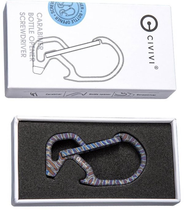 Καραμπίνερ CIVIVI Click Flamed Titanium CA-01B