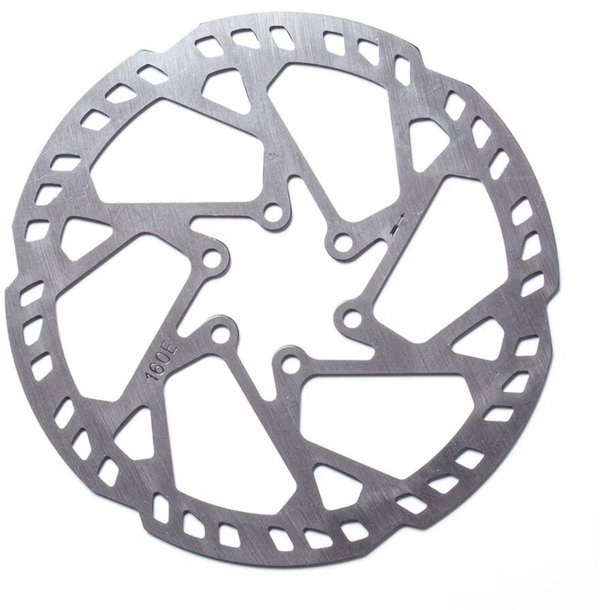 Clarks CL-01 Δισκόπλακα Φρένων E-Bike 140mm, 6 Βίδες (IS), Πάχος 2.3mm, Ασημί