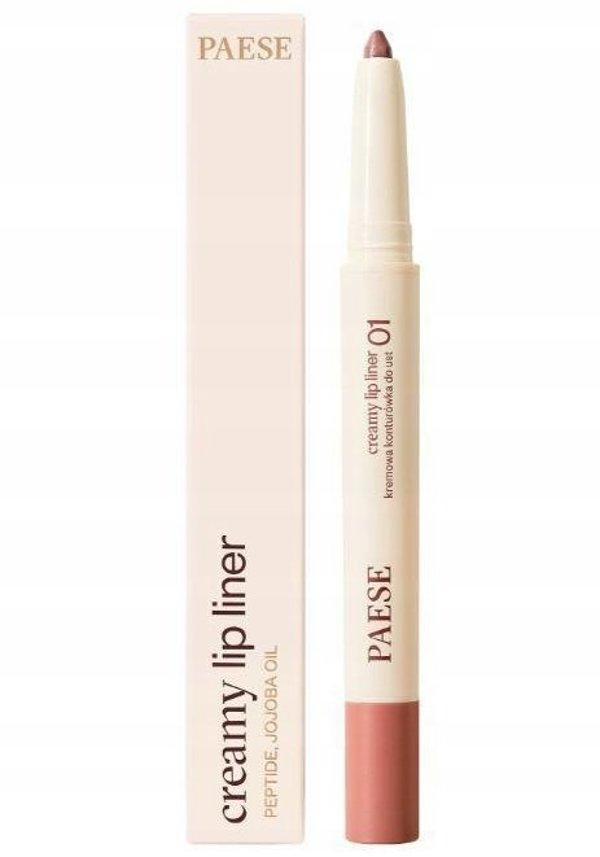 Claresa Tasty Lips Creamy Lip Liner Μολύβι Περιγράμματος Χειλιών 01 Cute Nude 0,6g