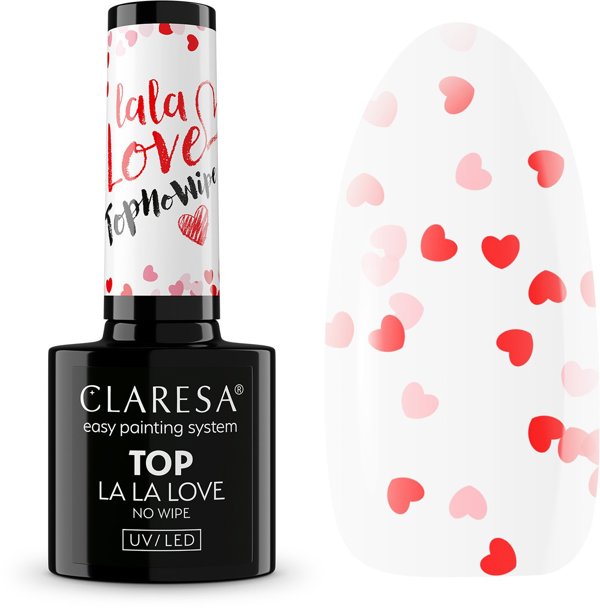 CLARESA Top no wipe La La Love Heart 5ml