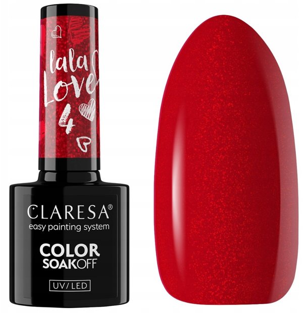 CLARESA Lakier hybrydowy La La Love 4 5ml