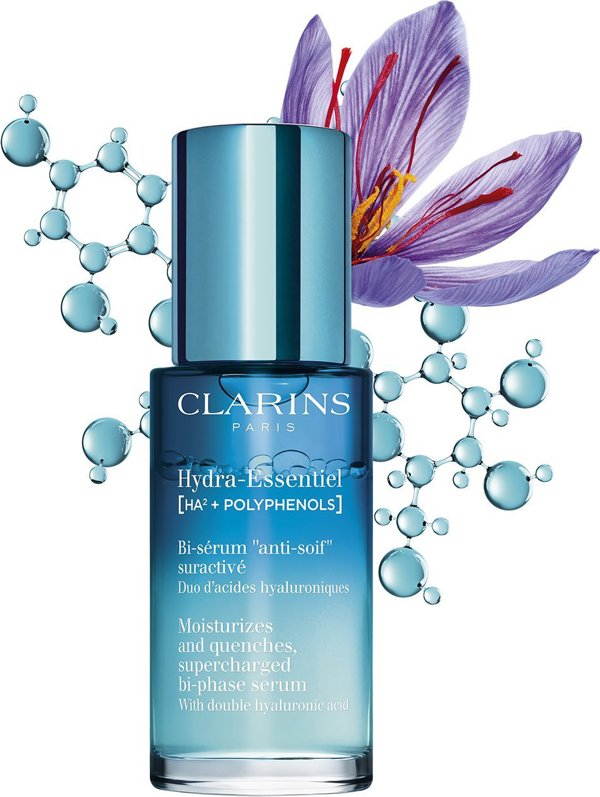 Clarins Hydra-Essentiel Intensive Bi-Phase Serum 30ml - Ενυδατικός Ορός Προσώπου για Ξηρή Επιδερμίδα