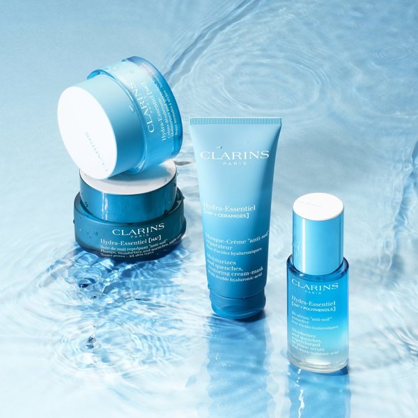 Clarins Hydra-Essentiel Intensive Bi-Phase Serum 30ml - Ενυδατικός Ορός Προσώπου για Ξηρή Επιδερμίδα
