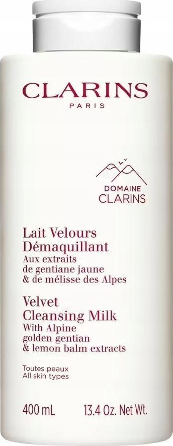 Clarins Velvet Cleansing Milk Γαλάκτωμα Καθαρισμού Προσώπου 400ml