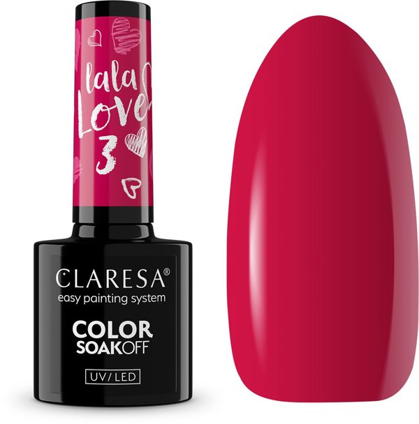 CLARESA Lakier hybrydowy La La Love 3 5ml