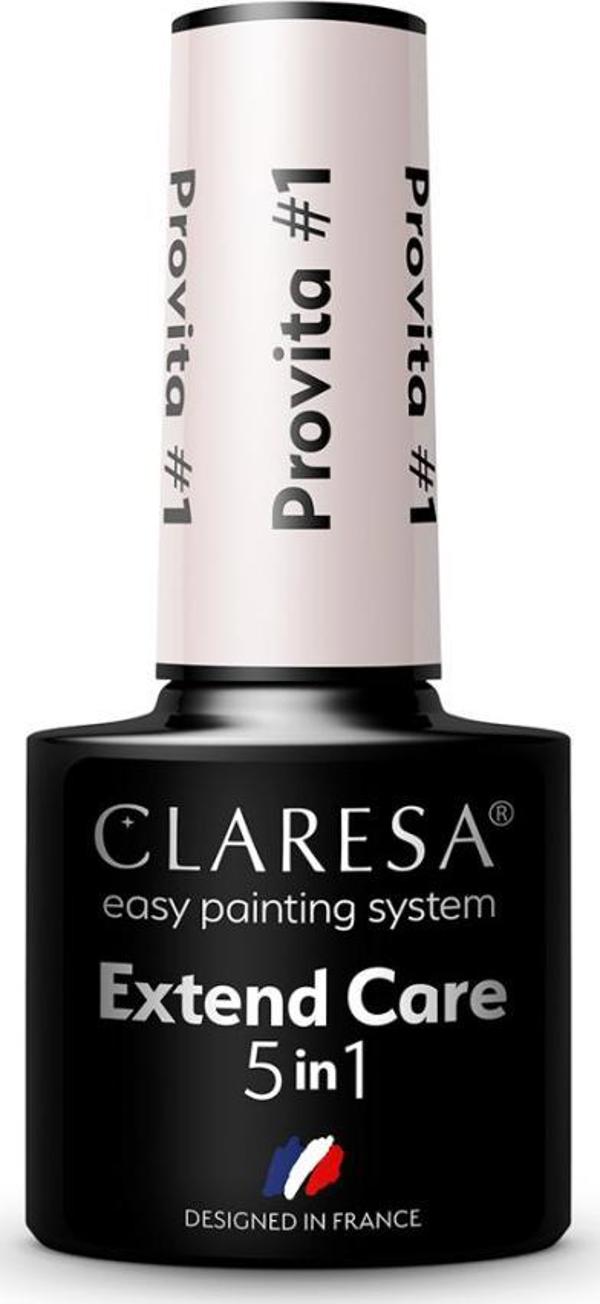 Claresa Extend Care 5 σε 1 Provita #1 - Βάση Νυχιών 5g