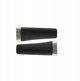Selle Royal Χειρολαβές Τιμονιού Nivo Gel, 130/130mm, Lock-On, Μαύρες με Ασημί Αλουμινένια Τελειώματα