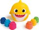 Clementoni Baby Clemmy Κουβαδάκι Baby Shark με 6 Μαλακά Τουβλάκια, 17427, για Παιδιά από 6 Μηνών