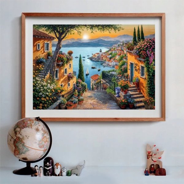 CLE παζλ 1500 Compact Steps to the Harbor 31729