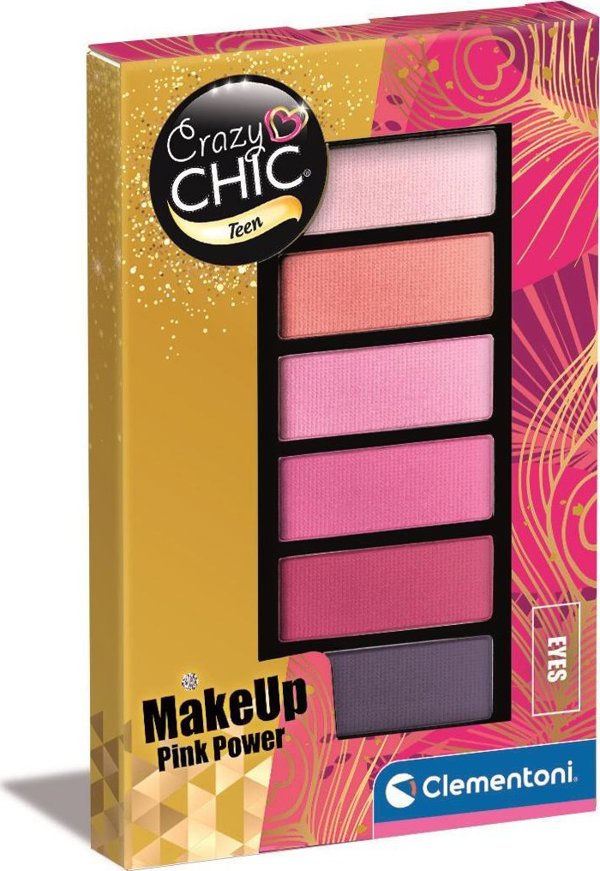 Clementoni Crazy Chic Παλέτα Μακιγιάζ Pink Power 18852