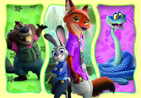 CLE puzzle 104 SuperKolor Zootopia2 25081