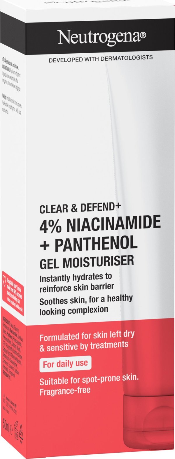 NEUTROGENA_Clear &amp| Defend+ Gel Moisturiser τζελ ενυδάτωσης προσώπου 50ml