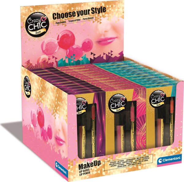 Clementoni Clementoni Crazy chic. Blyszczyk i konturowka 18850 p36 mix