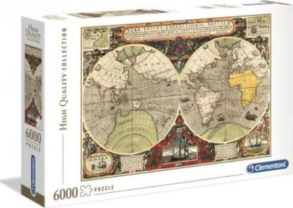 Χάρτης Clementoni Puzzle 6000 HQ Antique Nautical Map univ.
