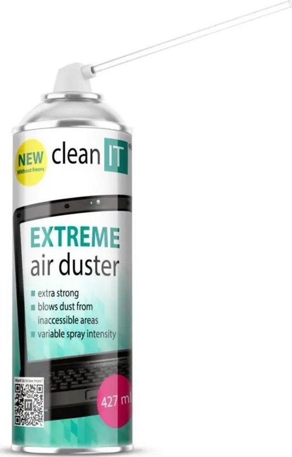 Clean It Συμπιεσμένος Αέρας Καθαρισμού Extreme 500g, Μη Εύφλεκτο
