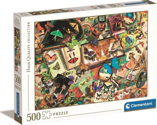 Clementoni Puzzle 500el Motyle. Butterfly Collection 35125