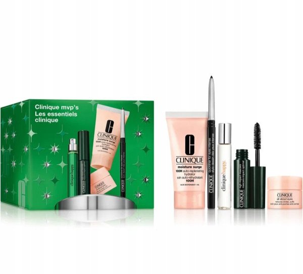 Σετ CLINIQUE MVP's Κρέμα προσώπου 30ml + Balsam για μάτια 5ml + Eyeliner 0,14g + Mascara 3,5ml + Άρωμα 5ml