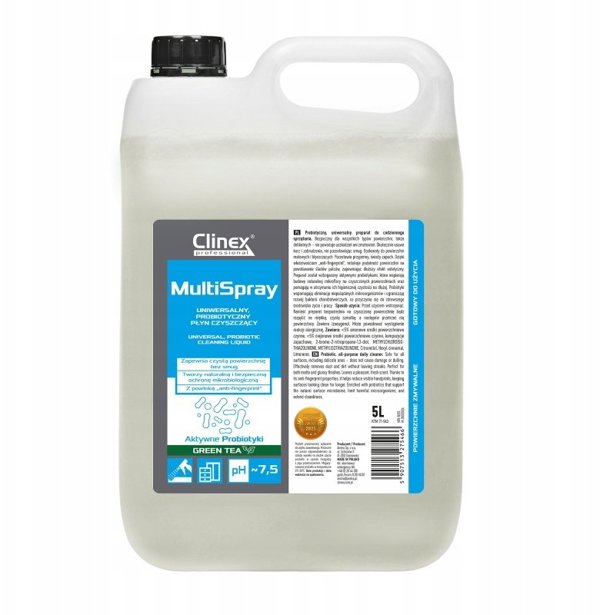 Clinex Multi Green Tea Καθαριστικό Spray Γενικής Χρήσης με Άρωμα Πράσινο Τσάι - 5L