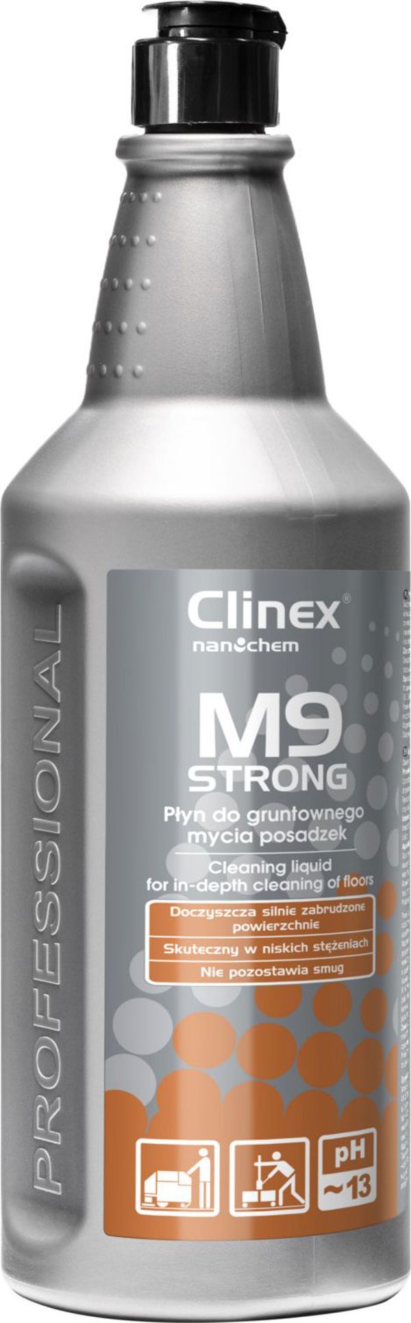 Clinex M9 Strong Υγρό Καθαρισμού για Πολύ Βρώμικα Δάπεδα, 1L
