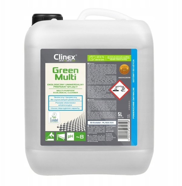 Clinex Green Multi Οικολογικό Καθαριστικό Γενικής Χρήσης, 5 l