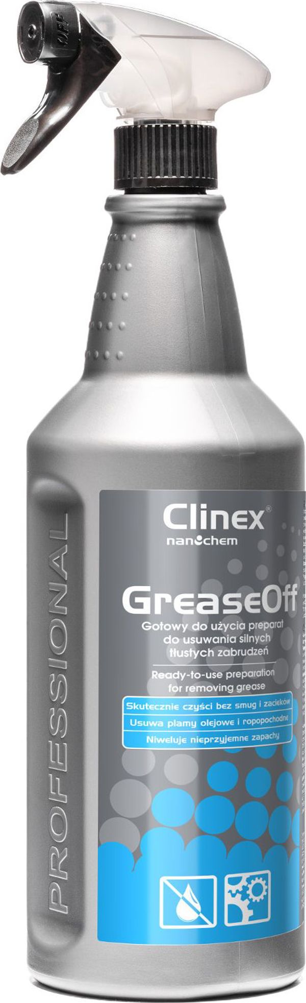 Clinex GreaseOff Απολιπαντικό Καθαριστικό Για Φούρνους & Κουζίνα, 1L